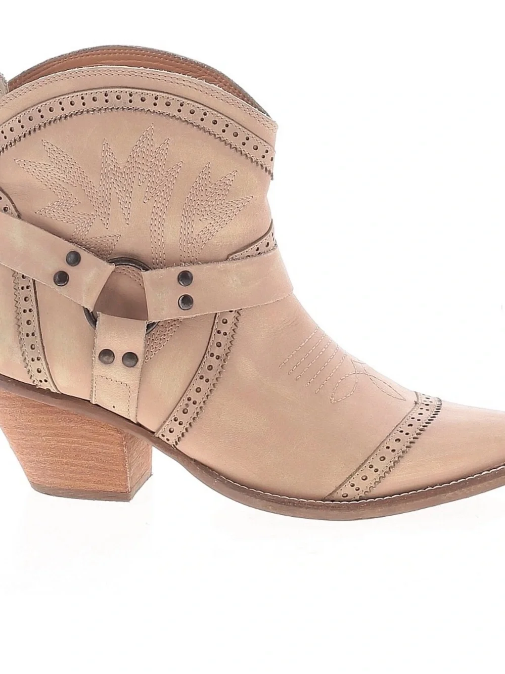 dingo Tan Western Harness Ankle Bootiem
